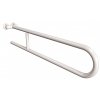 ANDEX Bez Barier Uchwyt półokrągły stały 85cm 800/85B stal nierdzewna biały